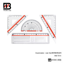 2016 Multifunctional China Examination Ruler Set for Stationery Use